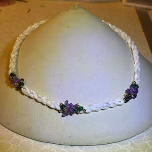 Mother of Pearl Braided Necklace